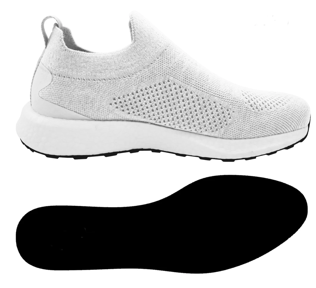 Etpu+Rubber Fly-Knit Slip-on 40-45 Size Shoes for Men